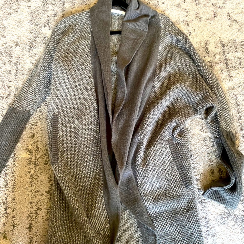 Grey cardigan